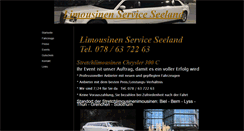 Desktop Screenshot of limousinen-service-seeland.ch